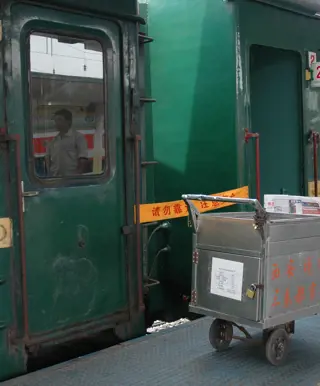 Reise mit dem Zug durch China